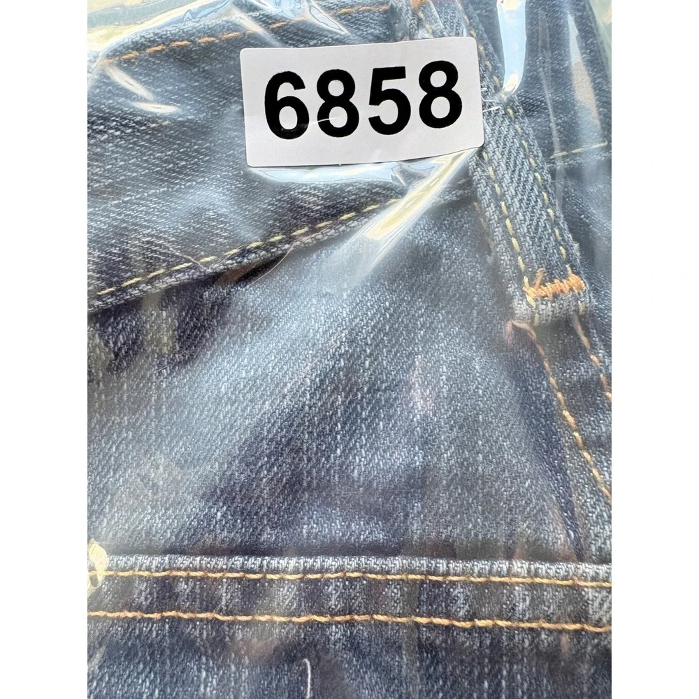 VTG Levi's 559 Relaxed Straight Fit Jeans Mens 34x34 Blue Whiskering Dark Wash